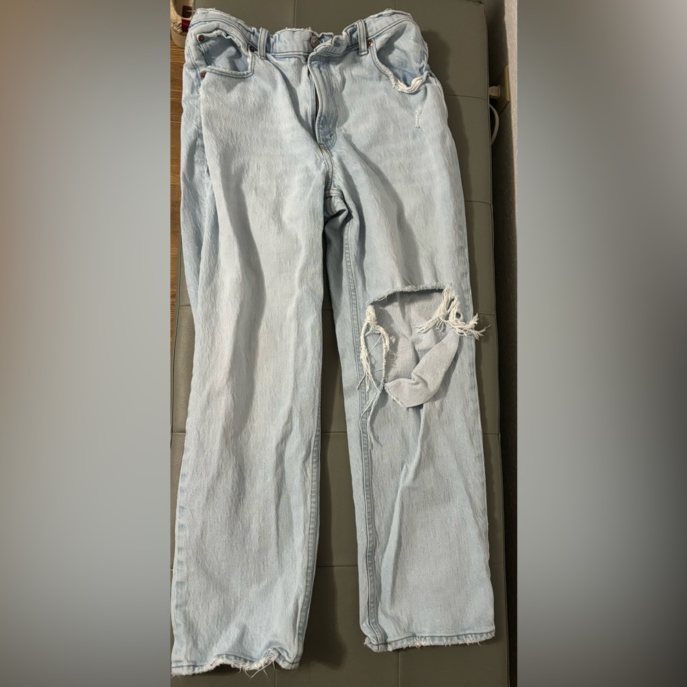 Abercrombie & Fitch 90’s straight ultra high rise jeans